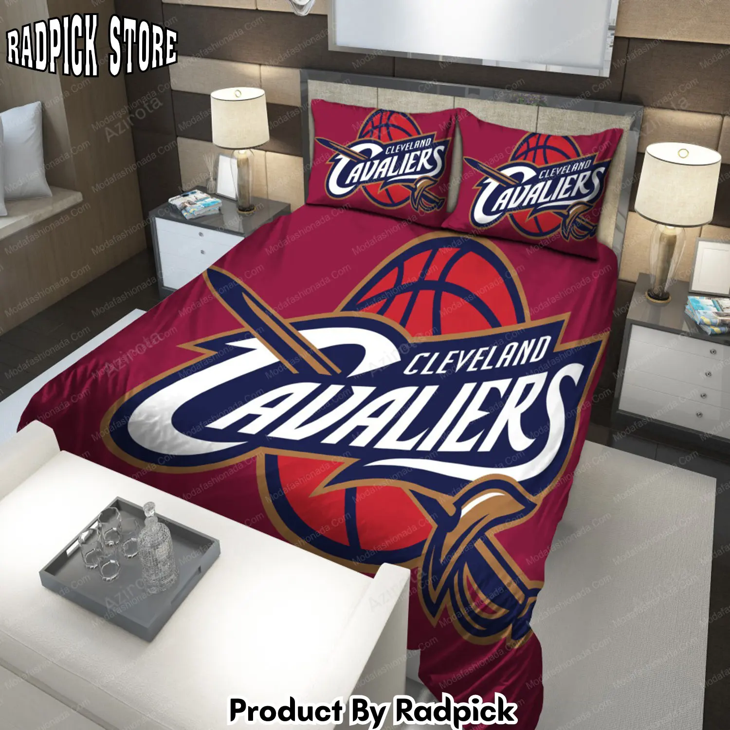 Radpick logo cleveland cavaliers 215 bedding sets rp3279018